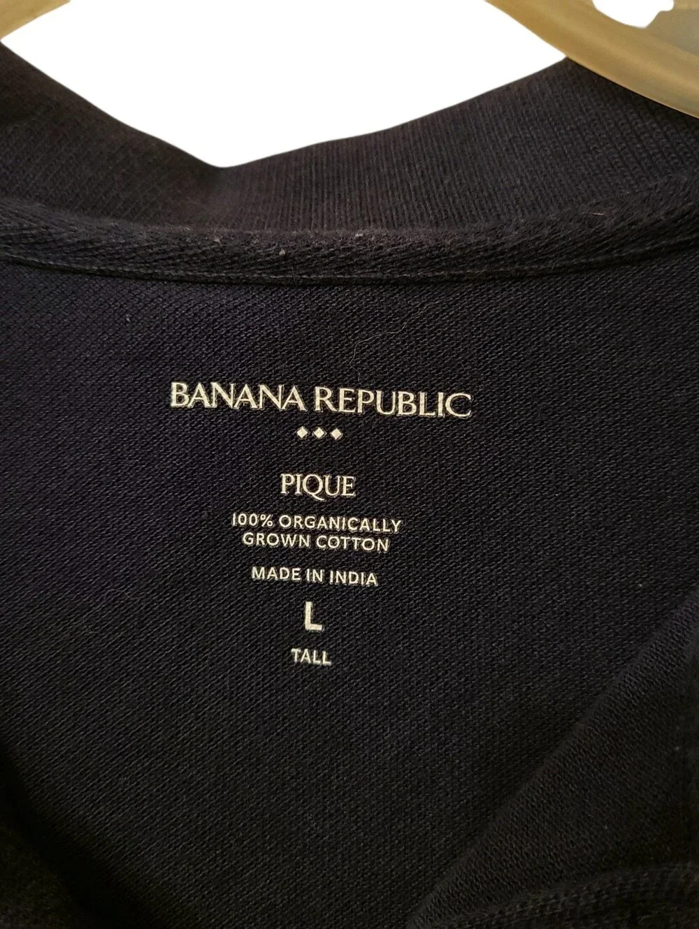 Banana Republic Men's Dark Navy Polo Shirt
